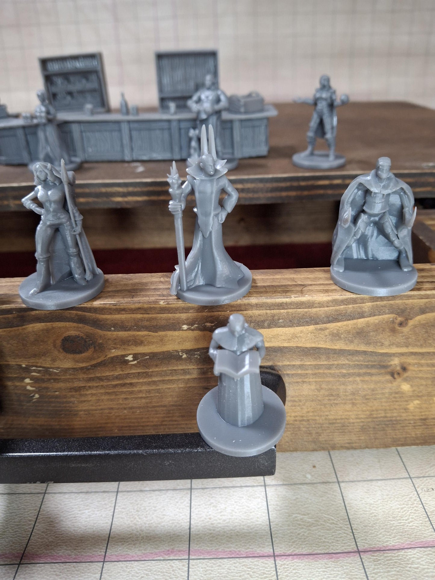 DnD Miniatures | NPC Pack | Tavern Pack | TTRPG Terrain Pack | Tavern w NPC | Tavern Keep | Bar Maid | DnD5e | Dungeons and Dragons