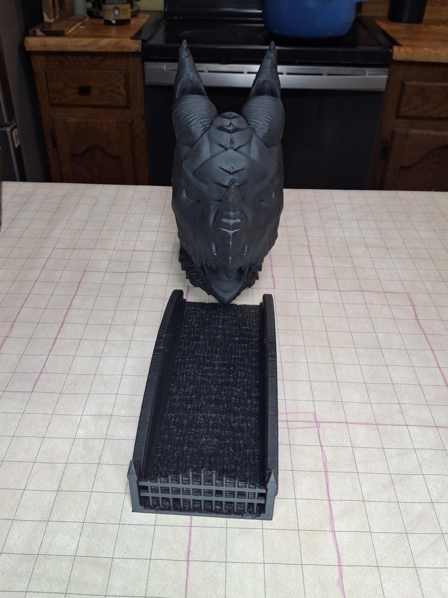 Black Dragon Dice Tower | Dice Roller | DnD Dice Tower | TTRPG Dice Roller | Black Dragon | Table Top Gaming Accessory